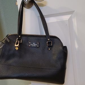 Kate Spade black leather purse
